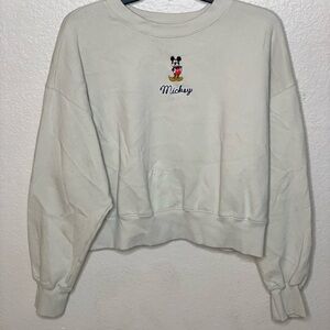 Old Navy Cream Mickey Mouse Sweatshirt
